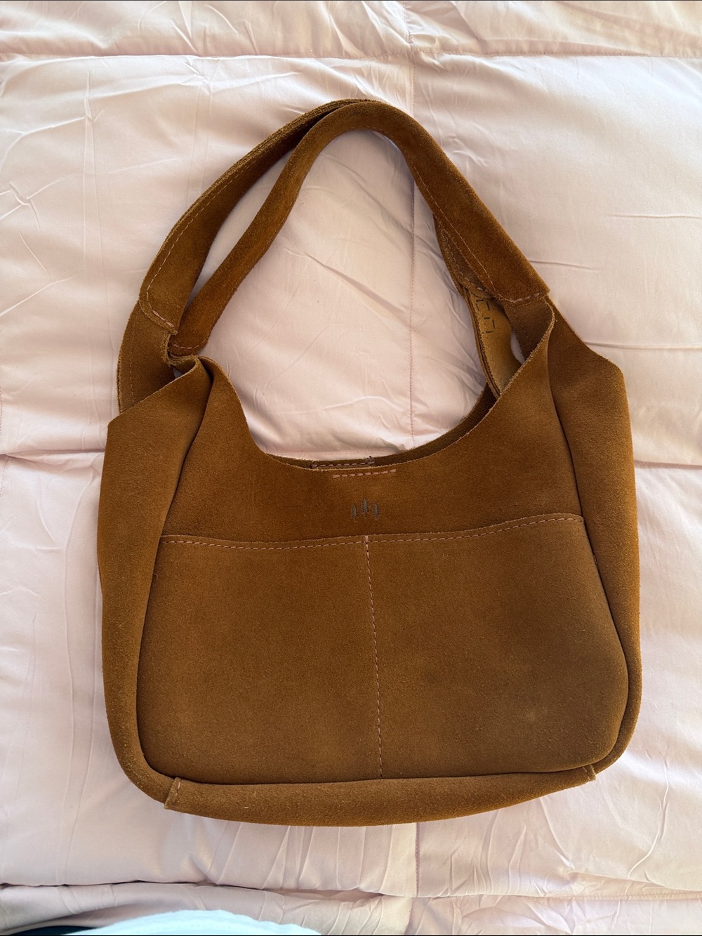 Portland Leather Goods Madison Suede Shoulder Bag in Jackson